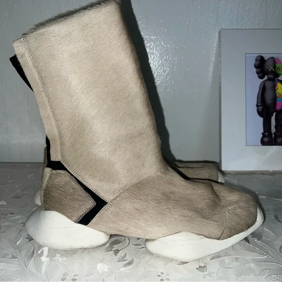Rick owens x adidas tech runner size 9 pony hair adidas Rick Owens Tech Runner Black Men main image 2